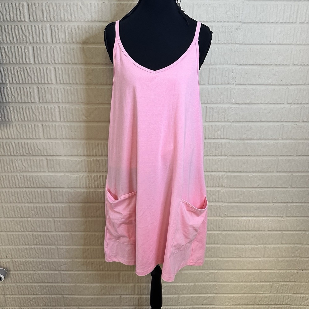 NWT ANRABESS Women Summer Mini Romper Dress Workout Tennis Active Sports Sz XL